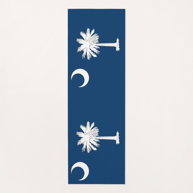 Tapis De Yoga Manteaux patriotiques de yoga avec drapeau de Caro (Devant)