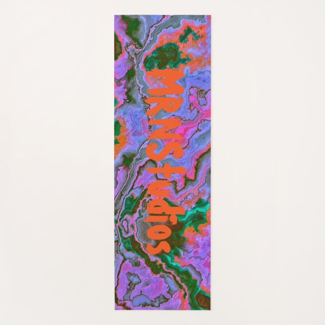 Tapis De Yoga Marbre aigre Yoga Mat (Devant)