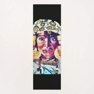 TAPIS DE YOGA MARÉE AFRICAINE BEAUTÉ NOIRE