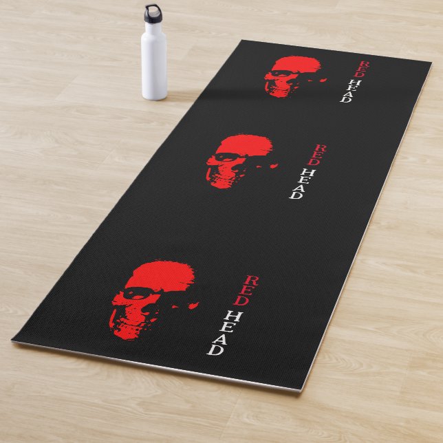 Tapis De Yoga Mat de yoga à tête rouge (En situation)