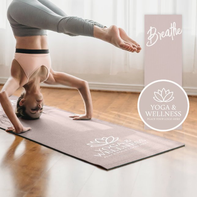 Tapis De Yoga Mat Logo Studio Yoga Personnalisé - Promotion d'en (Créateur téléchargé)