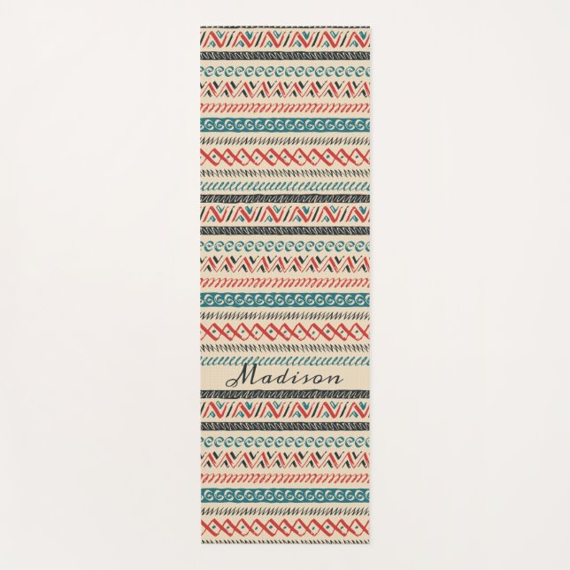 Tapis De Yoga Mats de yoga Motif Aztec (Devant)