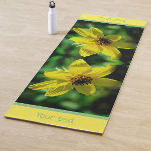 Tapis De Yoga Maximilian Sunflower Personnalisé