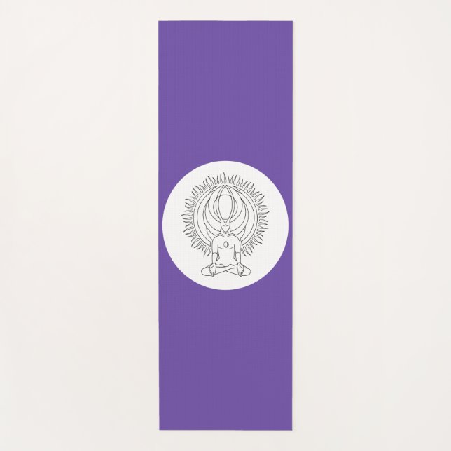 Tapis De Yoga Méditation. (Devant)