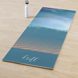 Tapis De Yoga Méditation de la vague de mer de plage