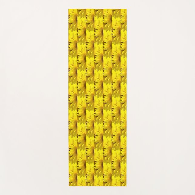 Tapis De Yoga Méditations de tournesol (Devant)