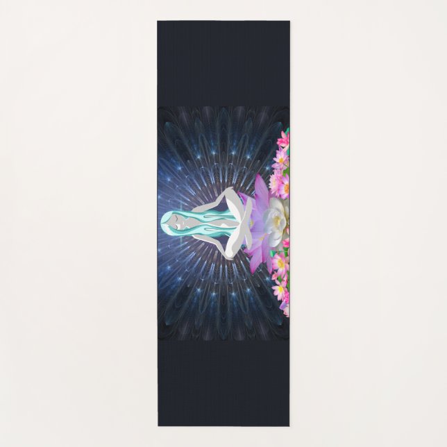 Tapis De Yoga Méditer Lotus (Devant)