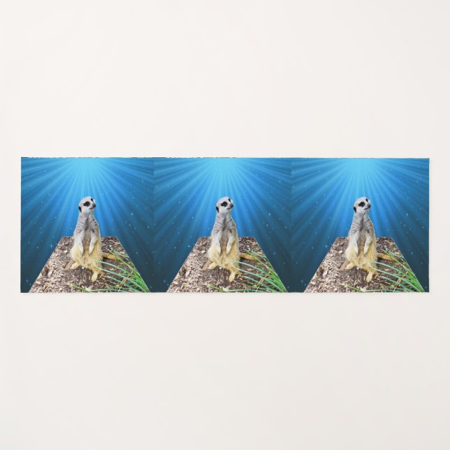 Tapis De Yoga Meerkat Au Soleil, Yoga Mat (Devant (Horizontal))