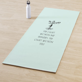 Tapis De Yoga Menthe de citation de yoga