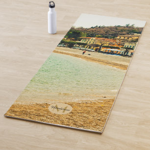 Tapis De Yoga Mer de sable vintage ville Mer maisons Monogram