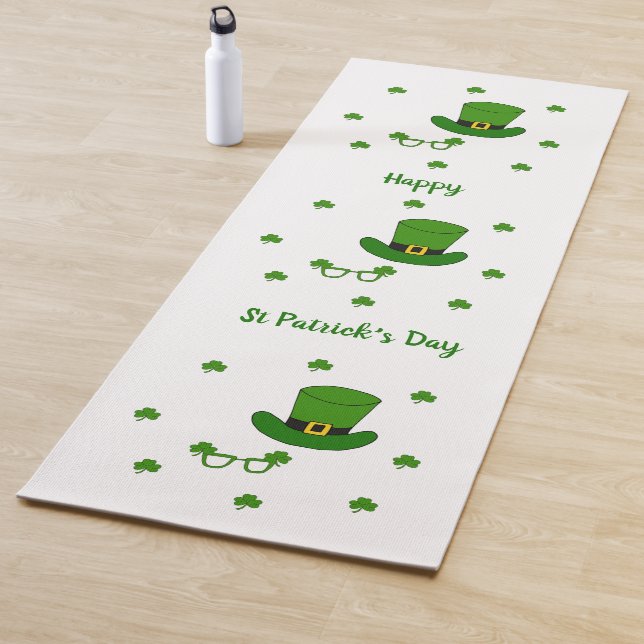 Tapis De Yoga Mini Mignonne Bonne St Patrick Joyeuse Journée (En situation)