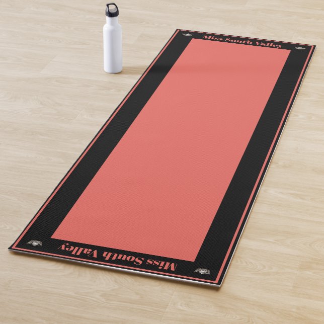 Tapis De Yoga Miss America style Pageant Crown Custom Yoga Mat (En situation)