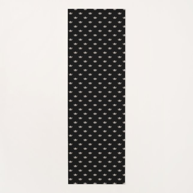 Tapis De Yoga Miss America style Pageant Crown Yoga Mat (Devant)