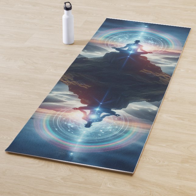 Tapis De Yoga Modern Meditation Workout Wellness  (En situation)
