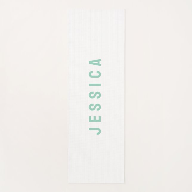 Tapis De Yoga Modern Simple Minimalist Name (Devant)