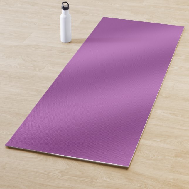 Tapis De Yoga Moderne Simple Solide dégradé violet motif vague (En situation)