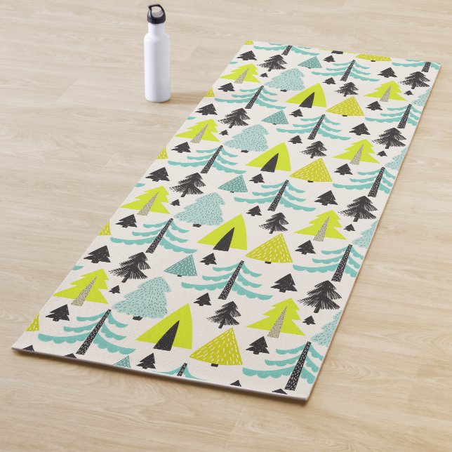 Tapis De Yoga Monogramme de la forêt vibre Yoga Mat (En situation)