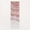 Monogramme de marbre rose or Nom du script