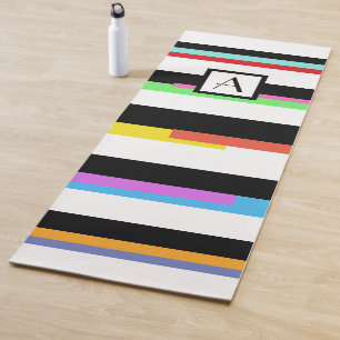 Tapis De Yoga Monogramme rayé