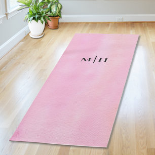 Tapis De Yoga Monogramme Rose