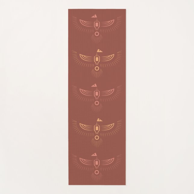 Tapis De Yoga Monter Phoenix Yoga Mat en Argile (Devant)