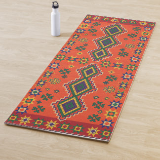 Tapis De Yoga Moroccan Harmony in Orange