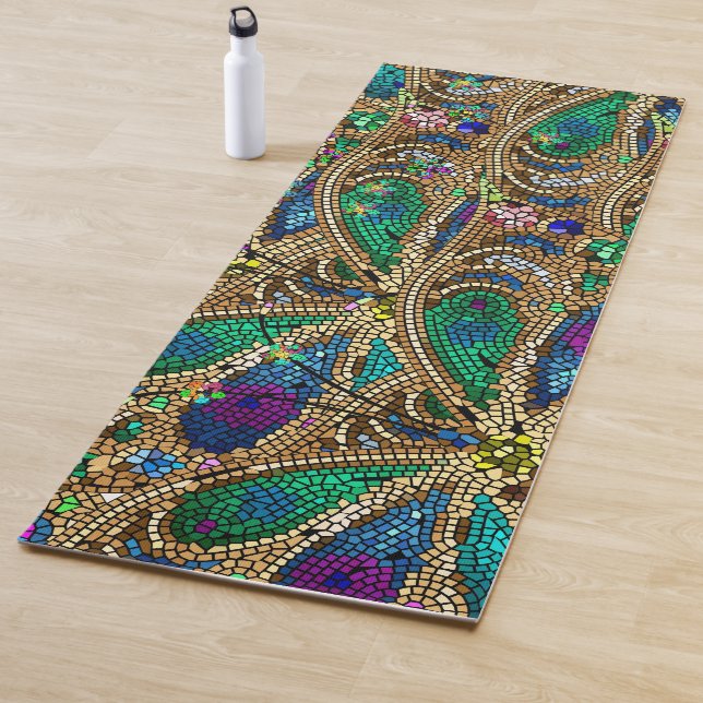 Tapis De Yoga Mosaïque (En situation)