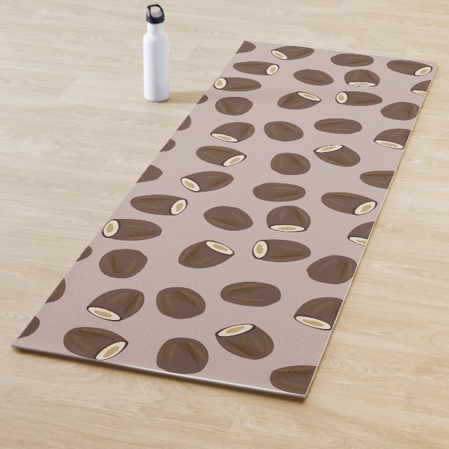 Tapis De Yoga Motif à la noix de coco (En situation)