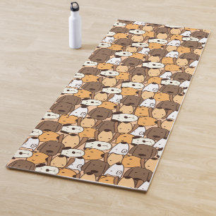 Tapis De Yoga Motif animal des chiens mignons