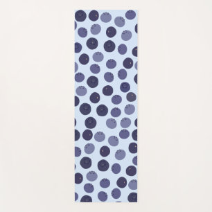 Tapis De Yoga Motif Blueberry