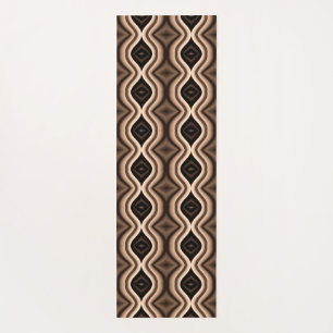 Tapis De Yoga Motif Brown foncé unique