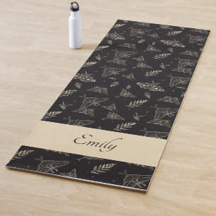 Tapis De Yoga Motif céleste du papillon de la papillon de nuit Y