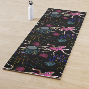 Tapis De Yoga Motif d'animaux aquatiques   vie sous-marine océan
