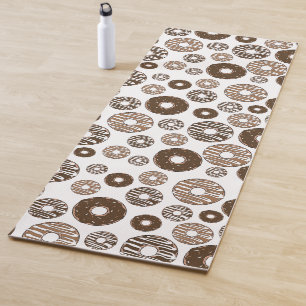 Tapis De Yoga Motif de beignes, beignets de chocolat, beignets d