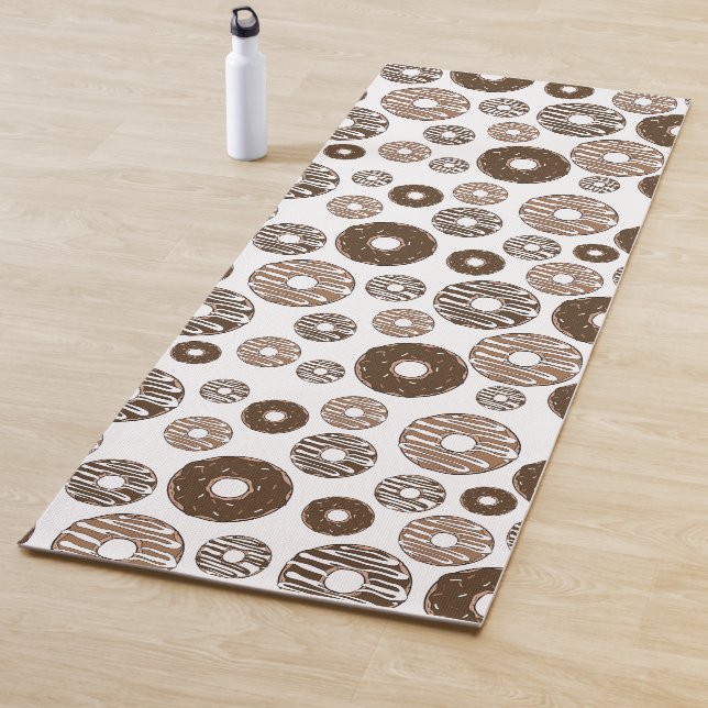 Tapis De Yoga Motif de beignes, beignets de chocolat, beignets d (En situation)