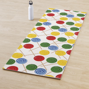 Tapis De Yoga Motif de bonbons motif Lollies lollipop 21