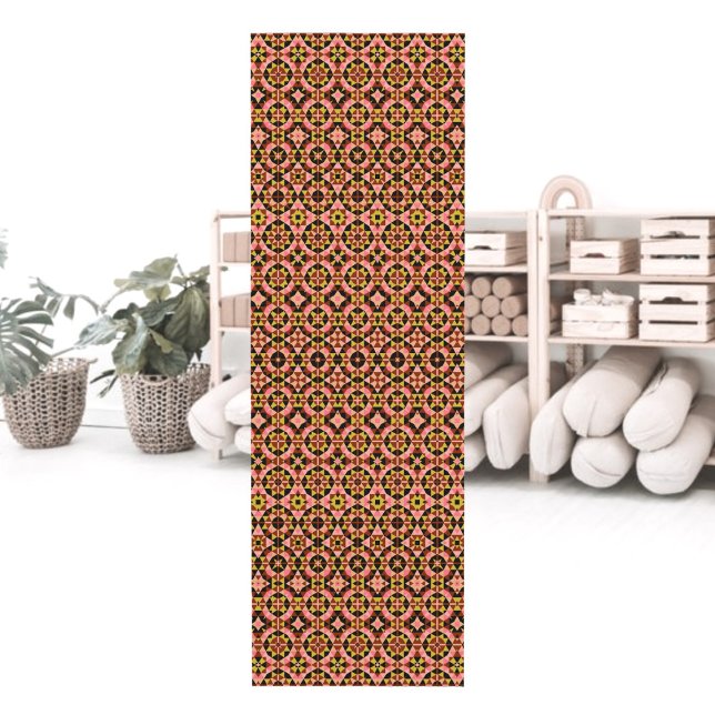Tapis De Yoga Motif de carreaux Abstraits Yoga Mat (Créateur téléchargé)