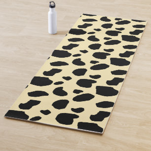 Tapis De Yoga Motif de couleur de peau d'animal de vache