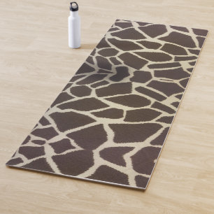 Tapis de yoga motif de girafe