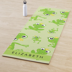 Tapis De Yoga Motif de grenouille, Grenouille verte, Prince de g