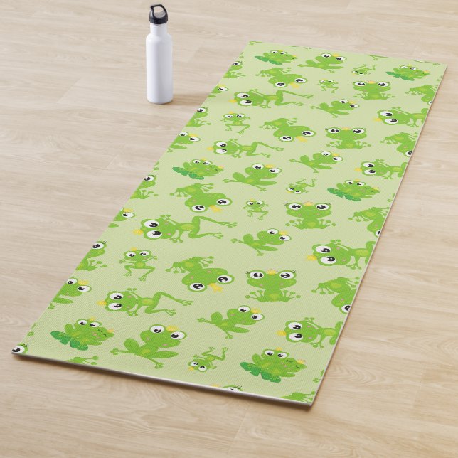 Tapis De Yoga Motif de grenouille, Grenouilles mignonnes, Grenou (En situation)