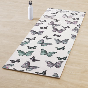 Tapis De Yoga Motif de papillon Iridescendant rêvé #1 #wall #art