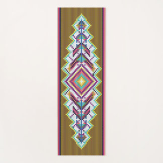 Tapis De Yoga Motif de perles navajo