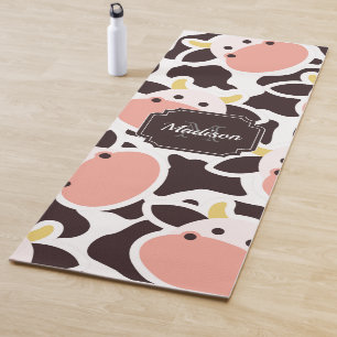 Tapis De Yoga Motif de vache mûre