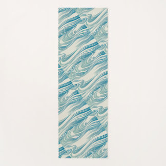 Tapis De Yoga Motif de vague japonais