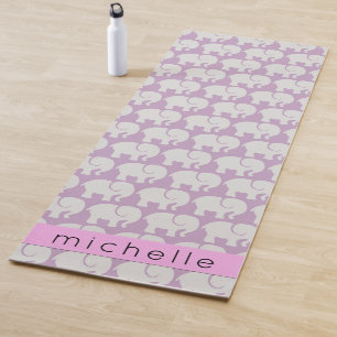 Tapis De Yoga Motif Des Éléphants, Motif Des Éléphants, Votre No