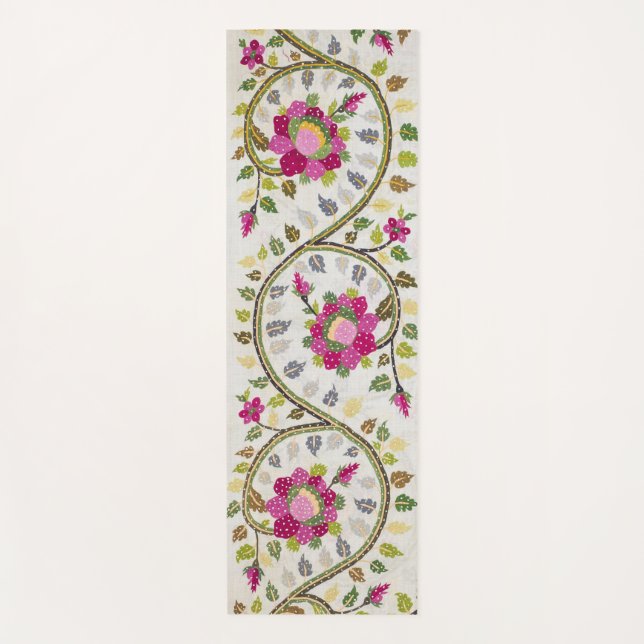 Tapis De Yoga Motif des pivoines, William Morris (Devant)