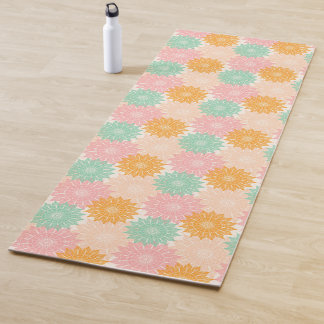 Tapis De Yoga Motif d'illustration Mandala multicolore
