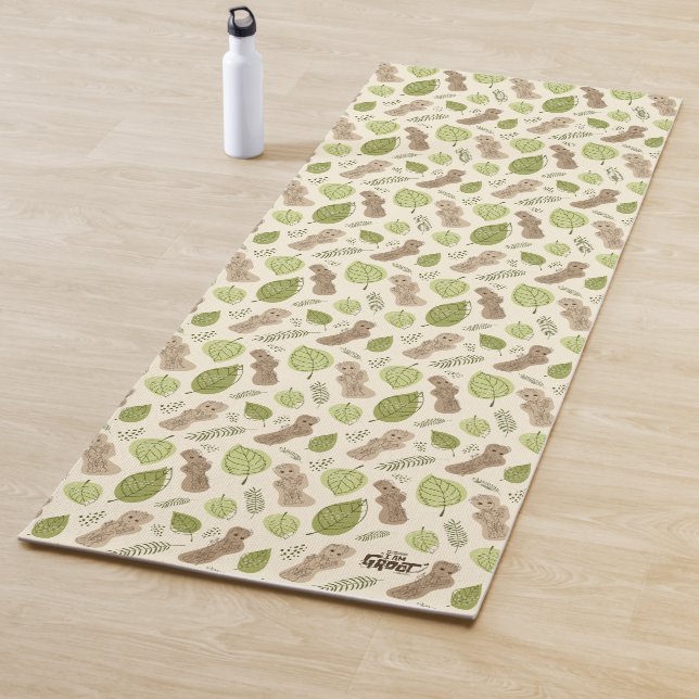 Tapis De Yoga Motif du feuillage Groot (En situation)