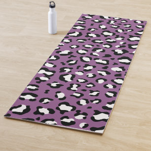 Tapis De Yoga Motif léopard, Spots léopards, Leopard pourpre